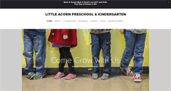 Desktop Screenshot of littleacornpreschool.com